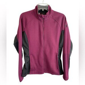 NWOT  Spyder Constant Burgundy Full-Zip Fleece Jacket Ladies L